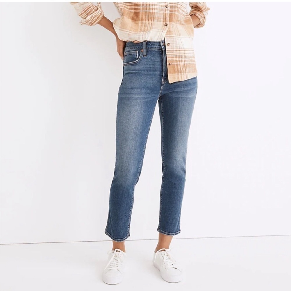 Madewell Stovepipe Jeans in Dearham Wash